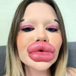 From Natural Beauty to Extreme Transformation: The Story Behind the Viral “Biggest Lips” Claim